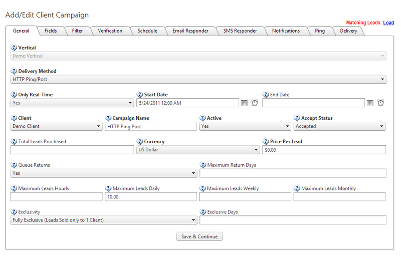 screenshot of Lead Capsule